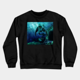 Leviathan Undersea Dragon Crewneck Sweatshirt